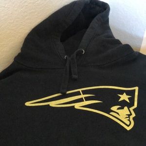 PRO LINE Fanatics Black Patriots Hoodie XL